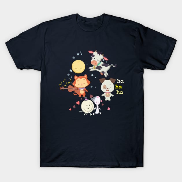 hey diddle diddle T-Shirt by richhwalsh